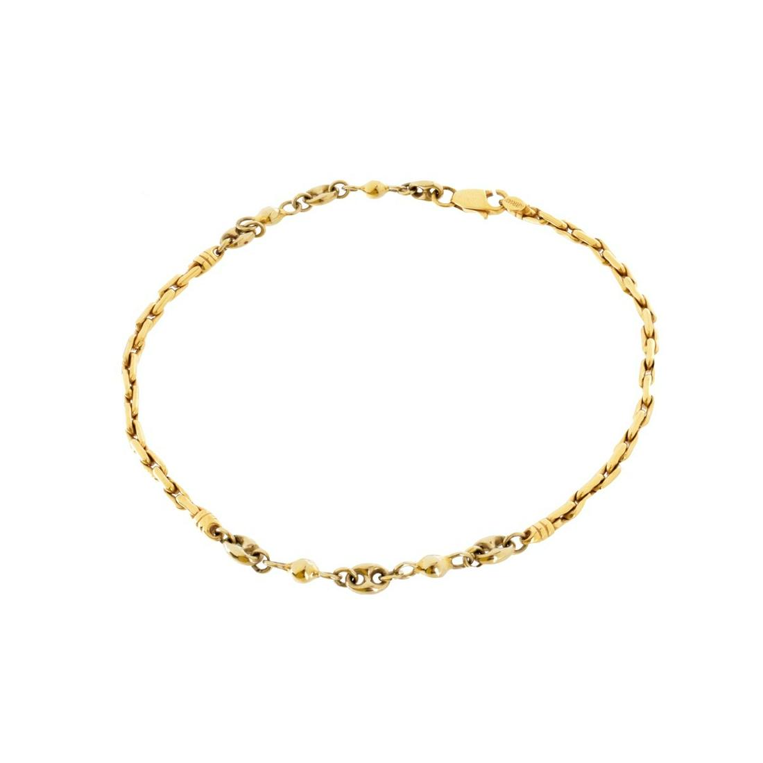 14K Anklet Bracelet (1 of 4)