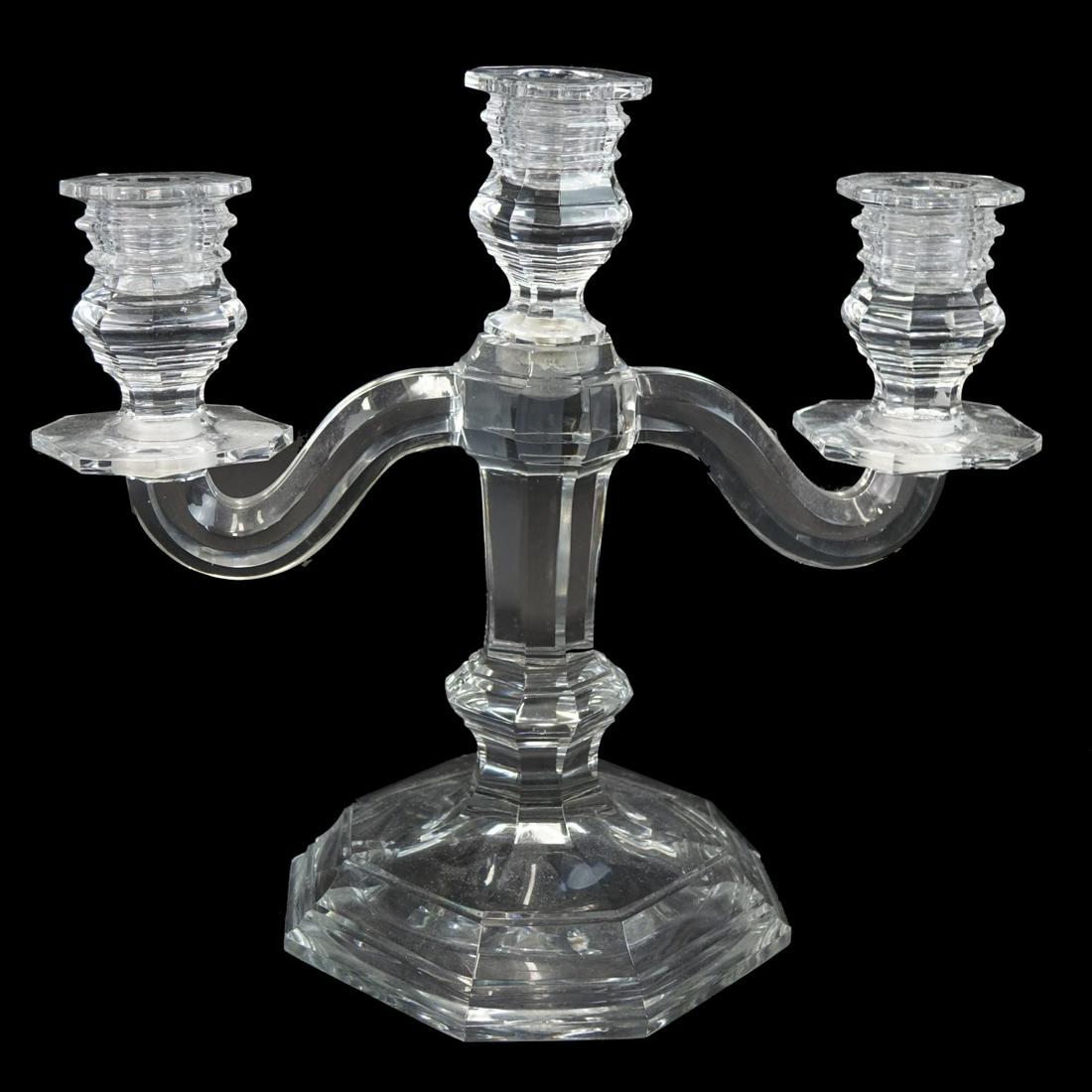 Vintage Baccarat Cut Crystal Candelabra (1 of 2)