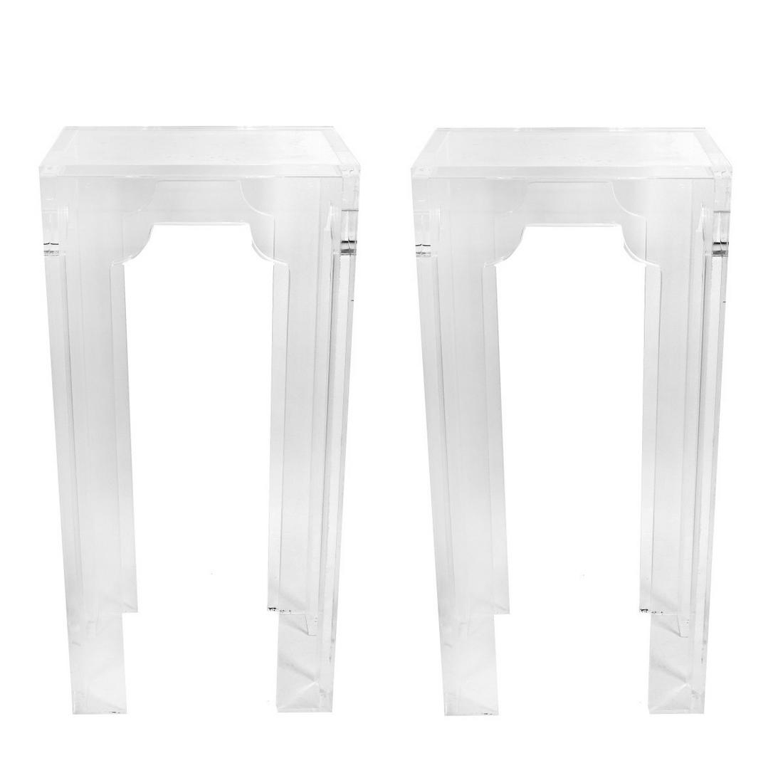 Pair of Lucite Pedestals (1 of 2)