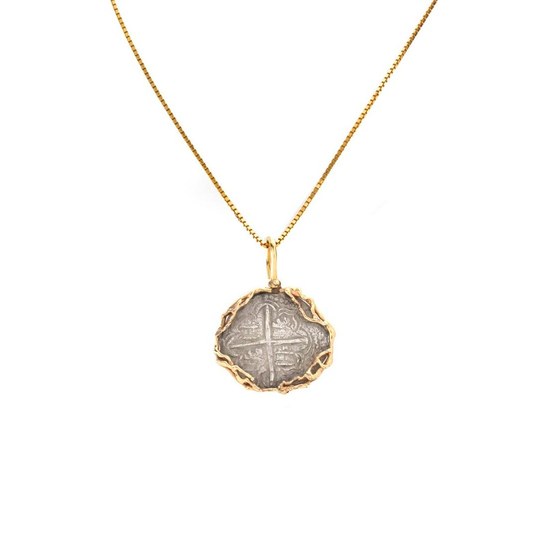 Atocha Coin and 14K Necklace (1 of 4)