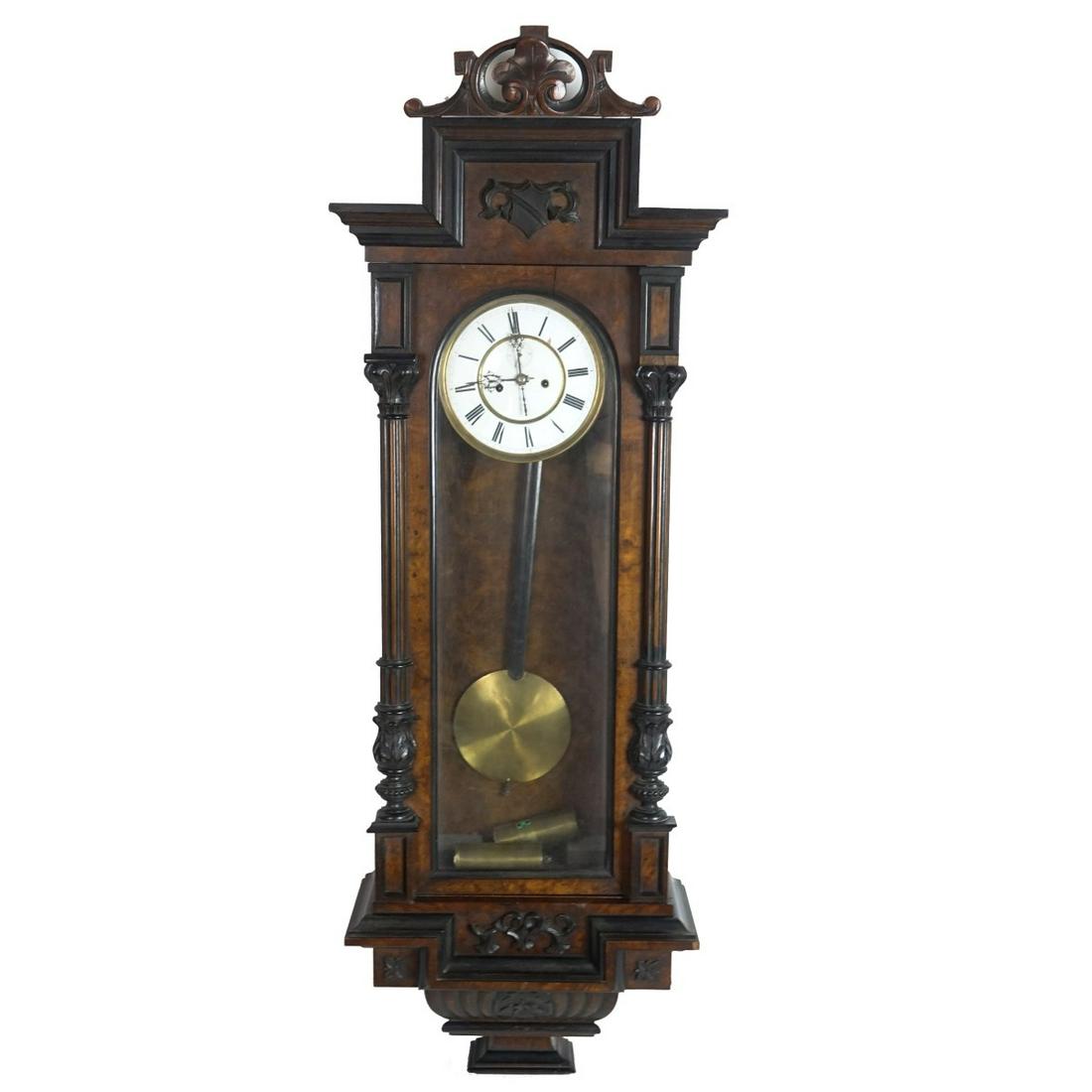 Antique Victorian Regulator Clock (1 of 3)