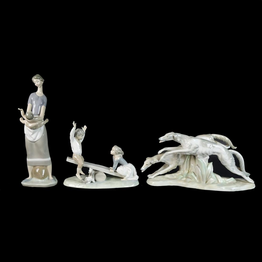 Three (3) Vintage Porcelain Figurines (1 of 4)