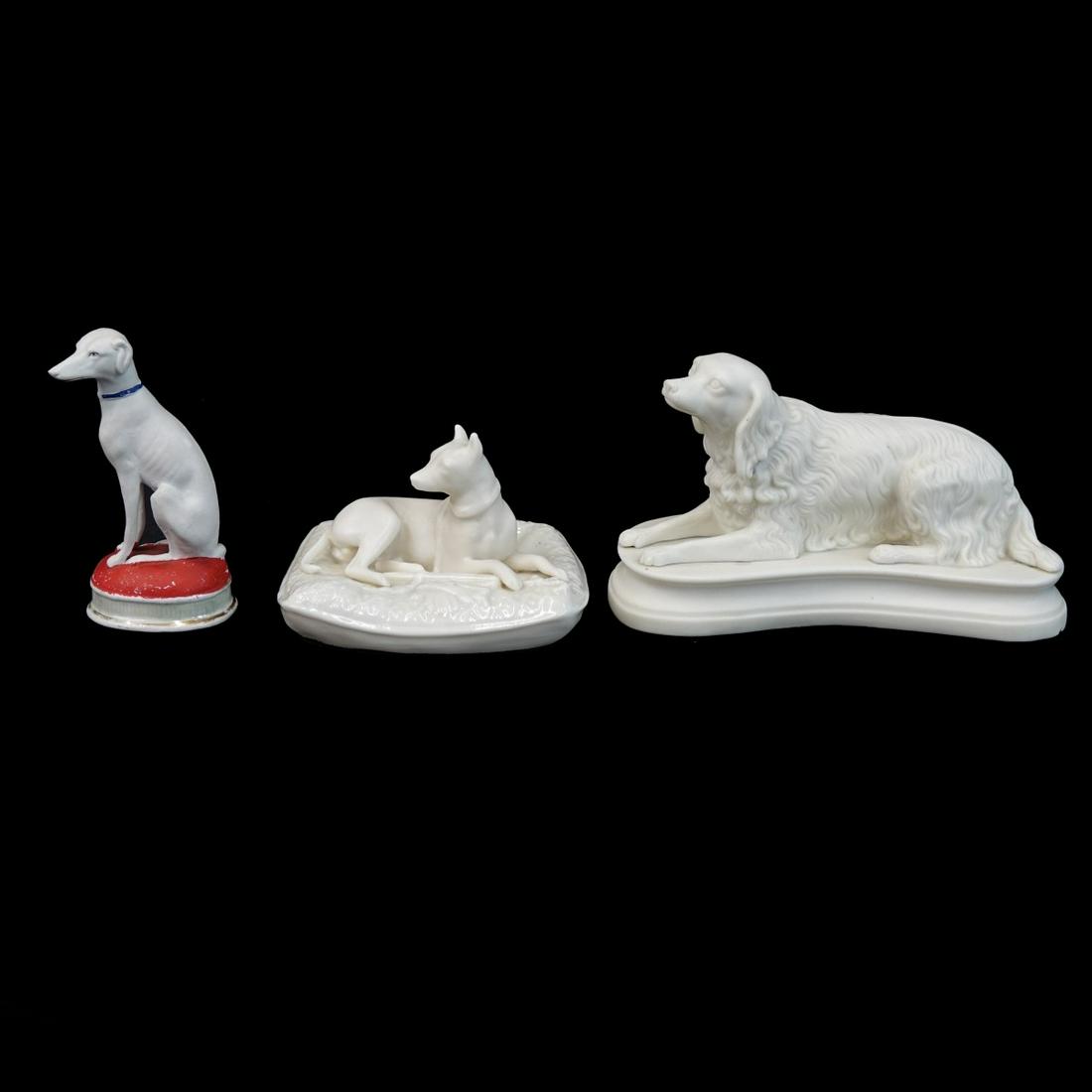 Three (3) Vintage Dog Figurines (1 of 3)