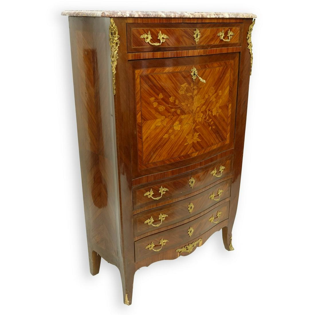 French Louis XVI Style Secretaire Abattant (1 of 8)