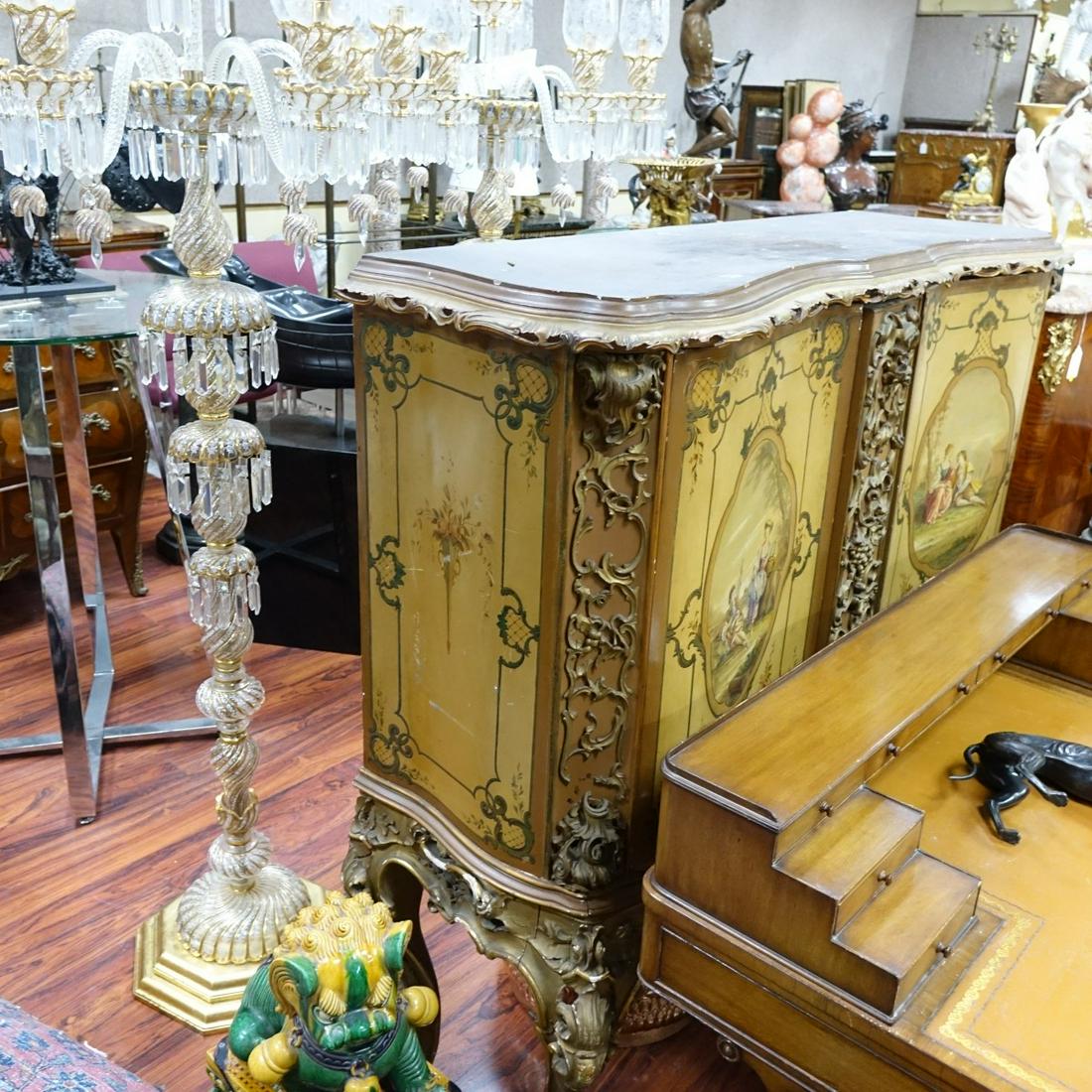 Antique Vernis Martin Style Cabinet on Stand (1 of 5)