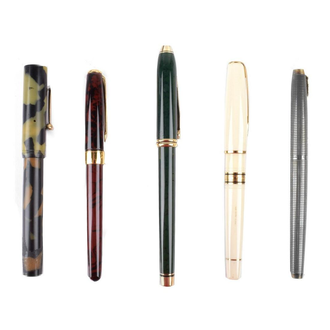 Five Fountain Pens (1 of 2)