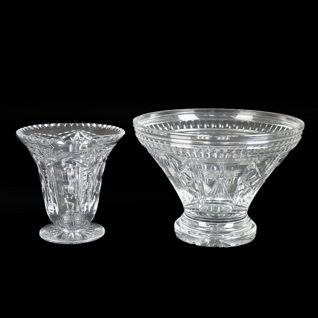 Two (2) Vintage Cut Crystal Tableware (1 of 2)