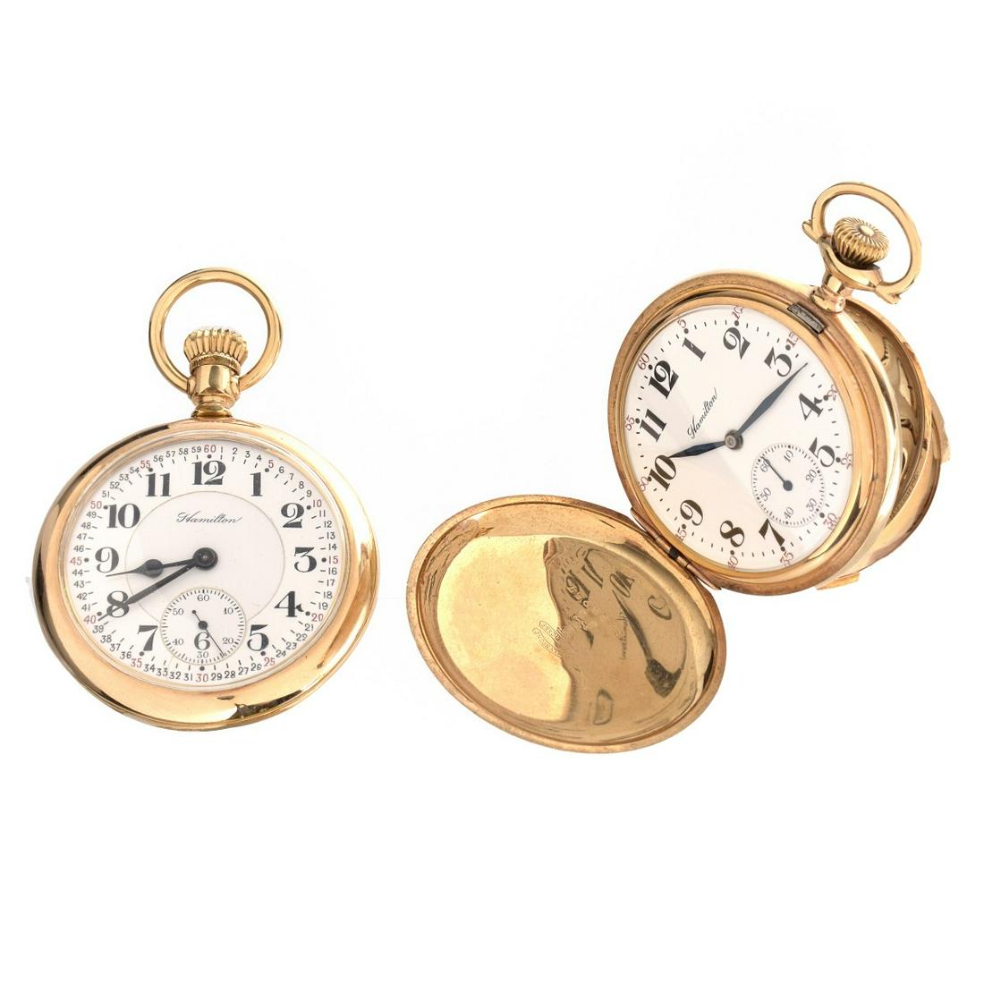 Two Hamilton Pocket Watches (1 of 5)