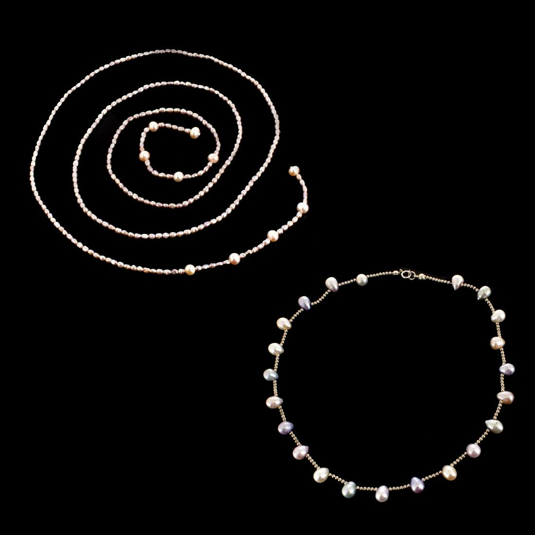 Two Baroque Pearl Necklaces (1 of 3)