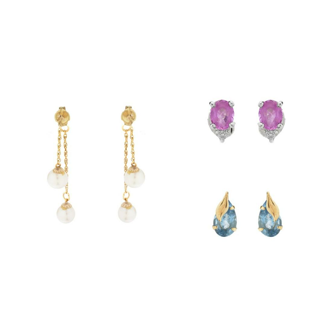 Three Pair of Earrings (1 of 4)