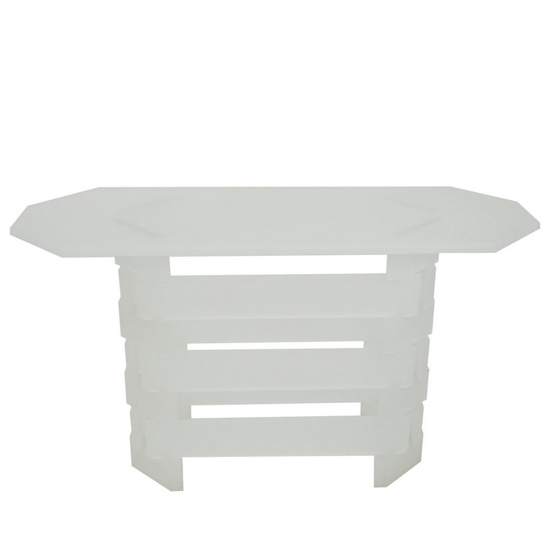 Mid Century Modern Frosted Lucite/Acrylic Table (1 of 2)