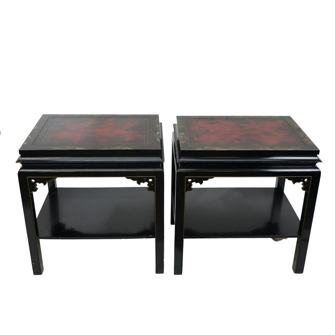Pair of Chinese End Tables (1 of 3)