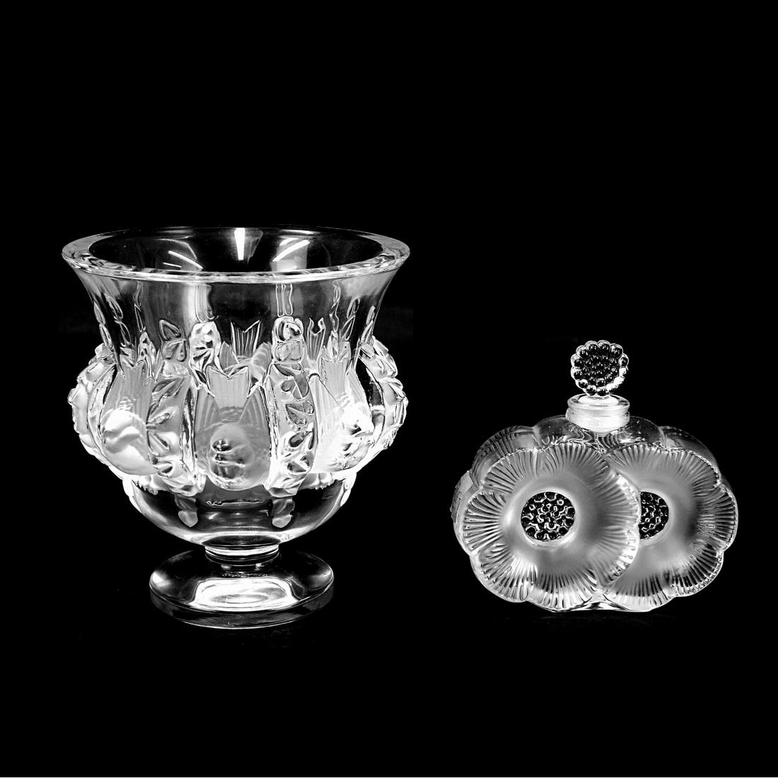 Two (2) Lalique Crystal Tableware (1 of 3)