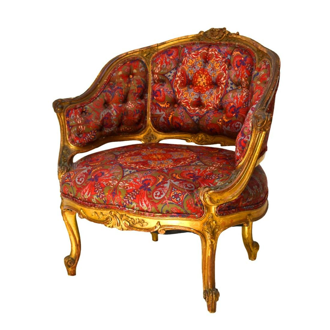 19C Louis XV Style Bergere Chair (1 of 4)