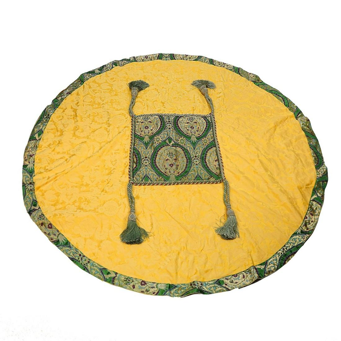 Silk Table Cover with Hanging Tassels (1 of 3)