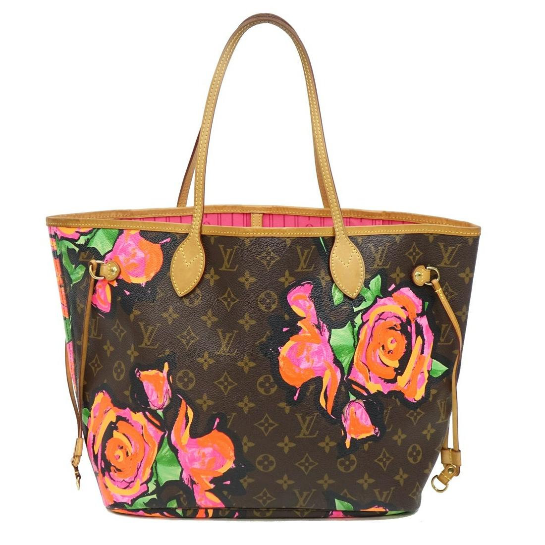 Louis Vuitton Monogram Roses Neverfull Tote (1 of 4)
