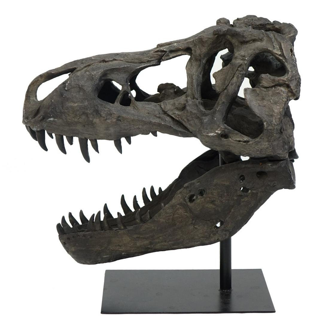 Vintage Plaster Dinosaur Head (1 of 4)