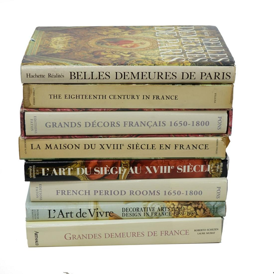 Eight Volumes of French Architecture and Design (1 of 2)