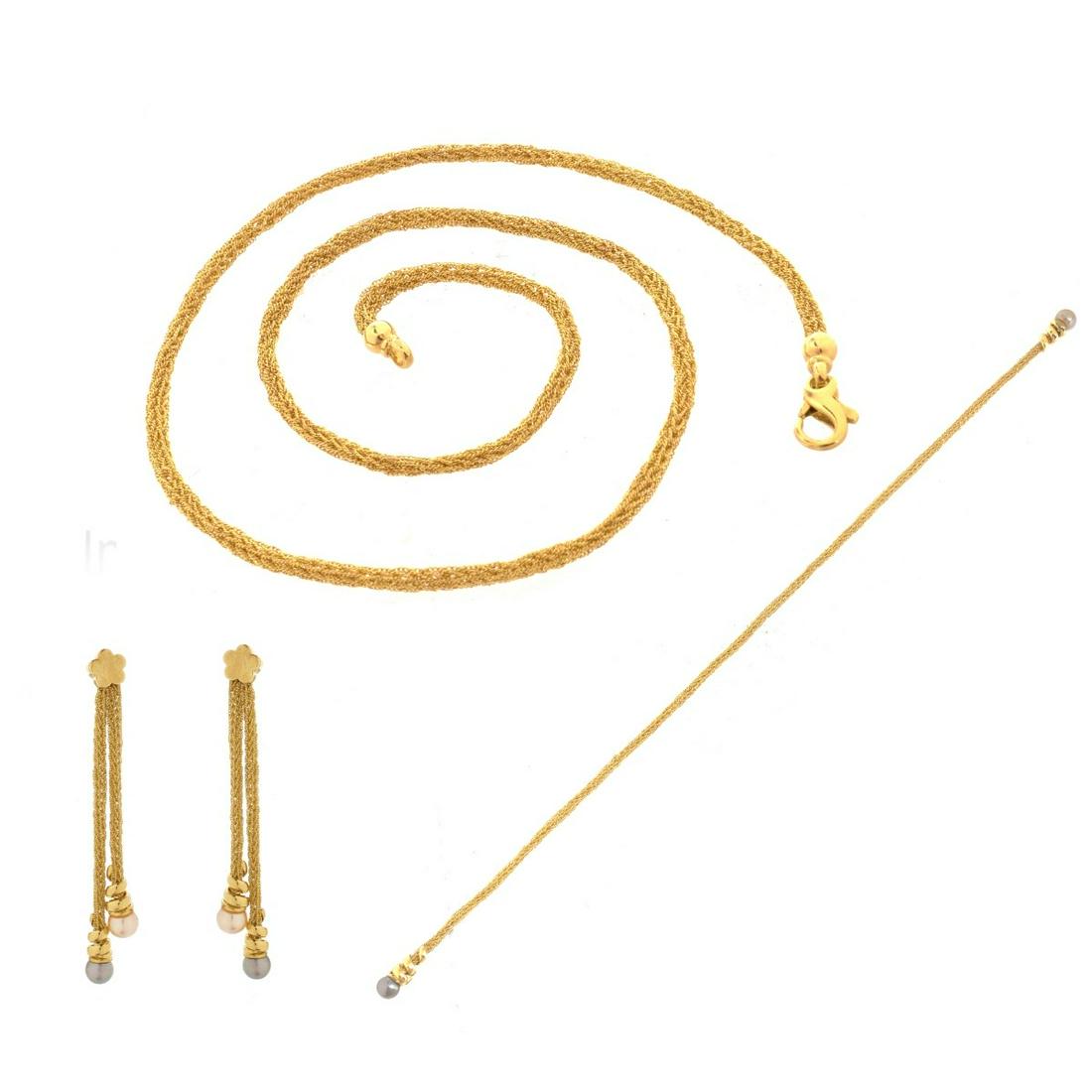 Pearl and 14K Jewelry Suite (1 of 4)