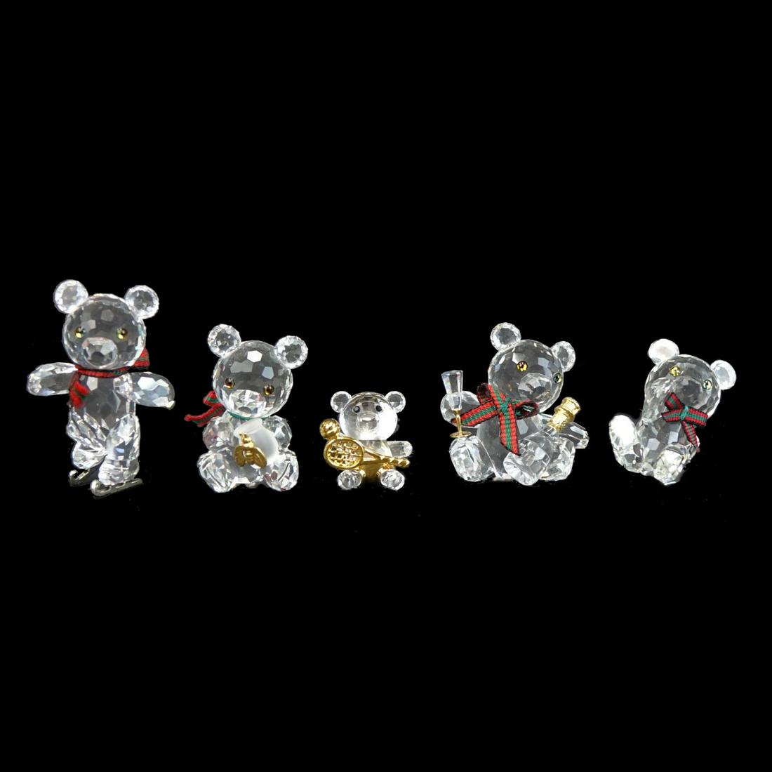 Swarovski Crystal Kris Bear Figurines (1 of 3)