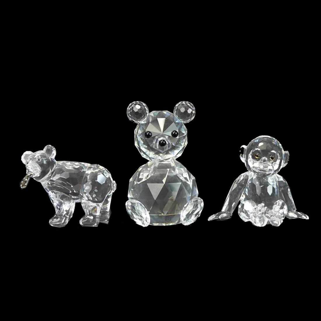 Three (3) Swarovski Crystal Figurines (1 of 3)