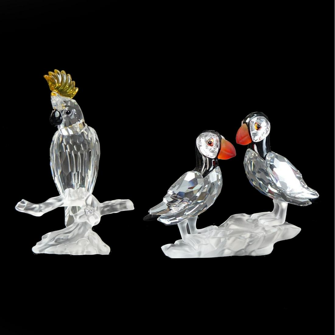 Two (2) Swarovski Bird Figurines (1 of 3)