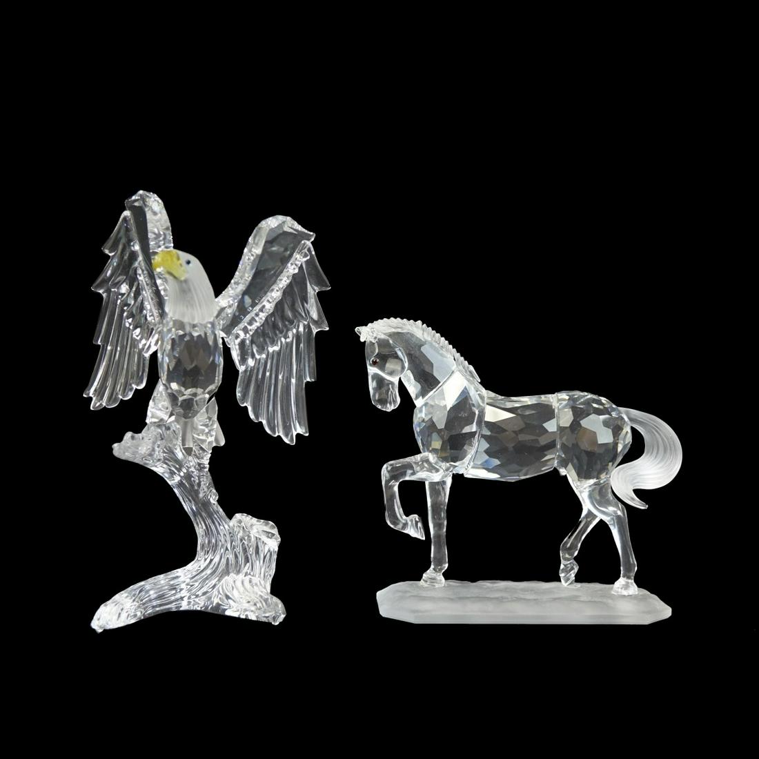 Two (2) Swarovski Crystal Figurines (1 of 3)