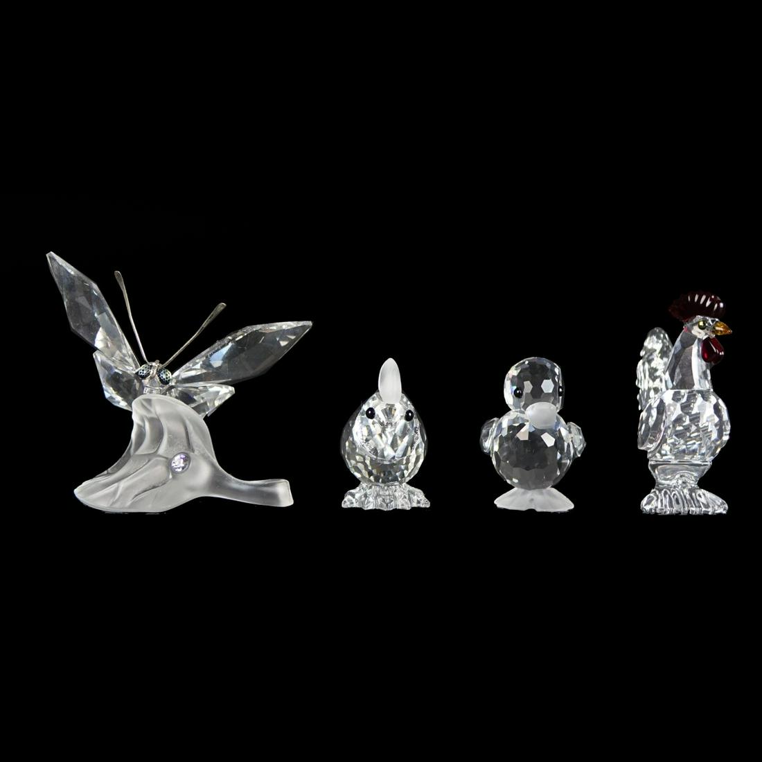 Four (4) Swarovski Crystal Figurine (1 of 2)