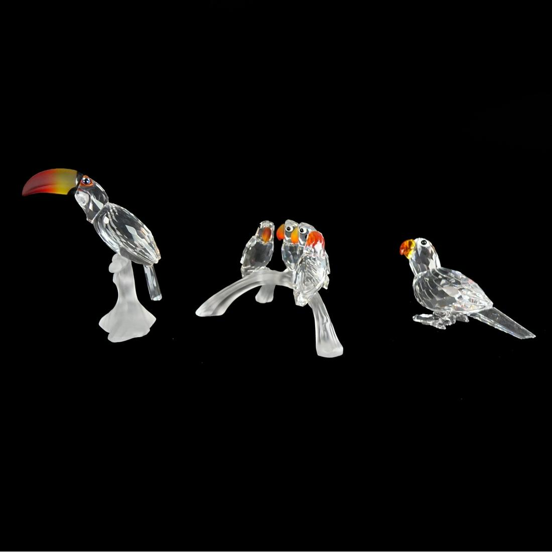 Three (3) Swarovski Crystal Figurines (1 of 3)