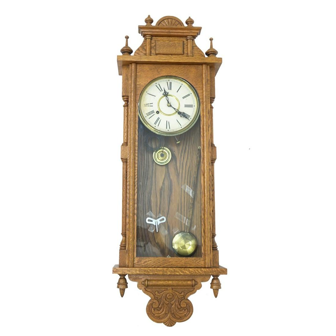 Waterbury Clock Co Wall Clock (1 of 2)