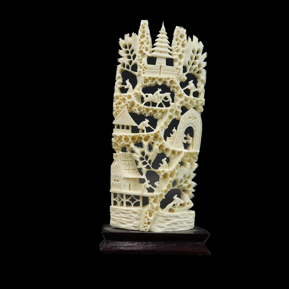 Antique Chinese Reticulated Carving (1 of 3)