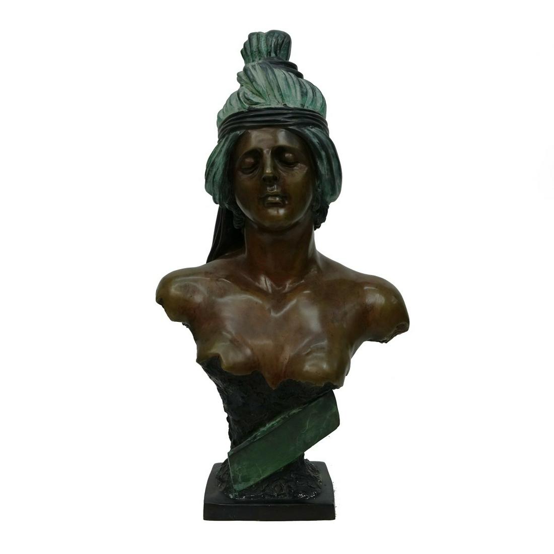 Bronze Bust of a Woman (1 of 3)
