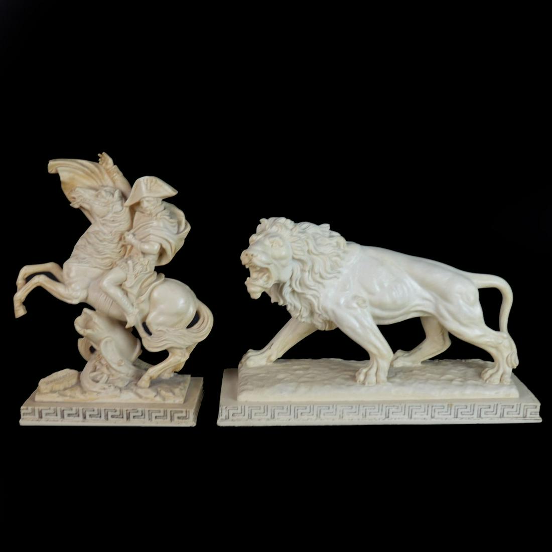 A. Santini Lion and Napoleon Composition Figures (1 of 5)