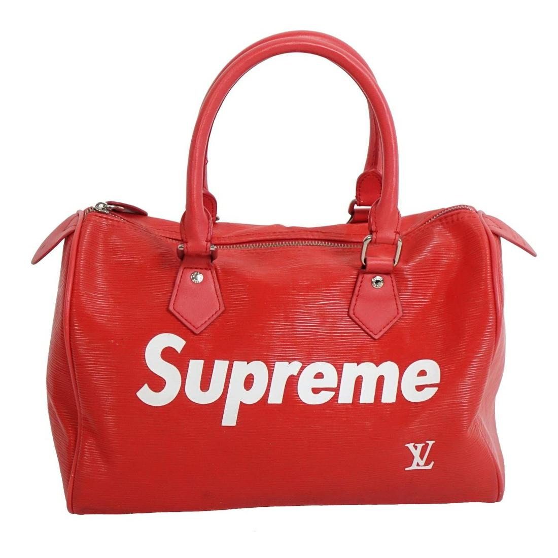 Faux Louis Vuitton Supreme Speedy (1 of 3)