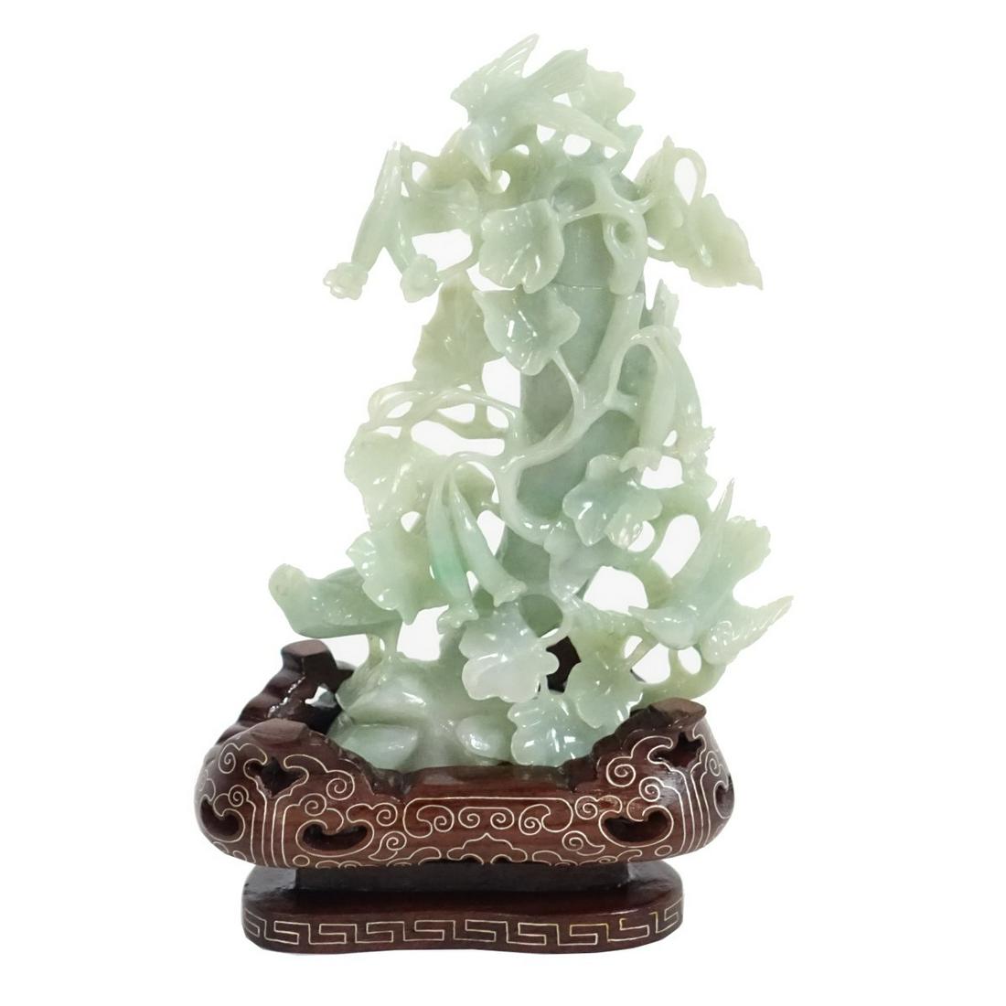 Chinese Carved Jade Covered Censor (1 of 4)