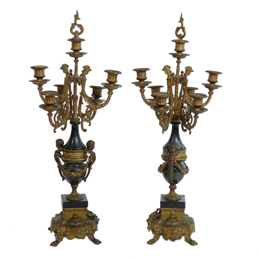 Pair of Louis XVI Style Candelabra (1 of 2)