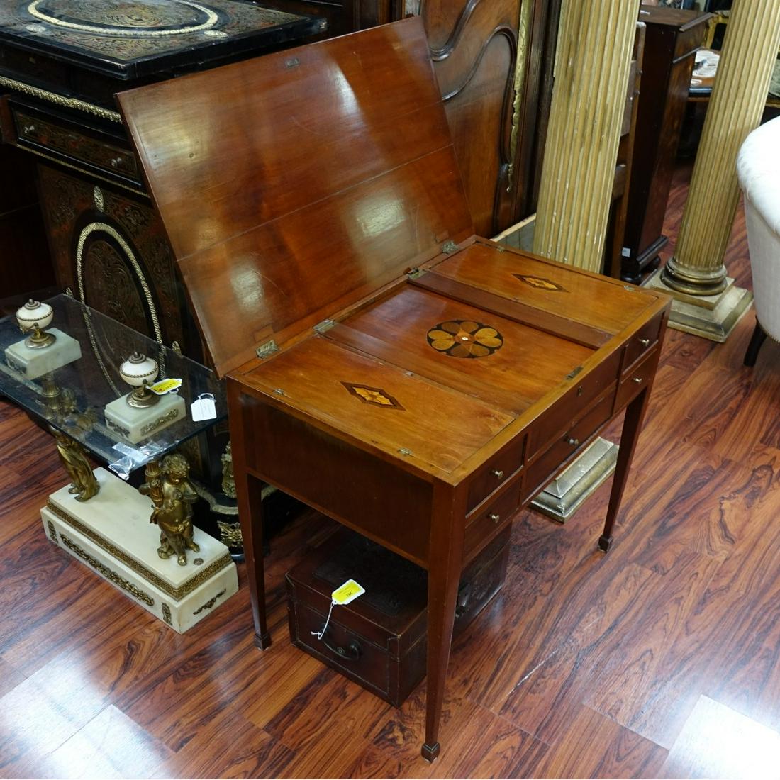 Antique Flip Top Vanity Table (1 of 4)