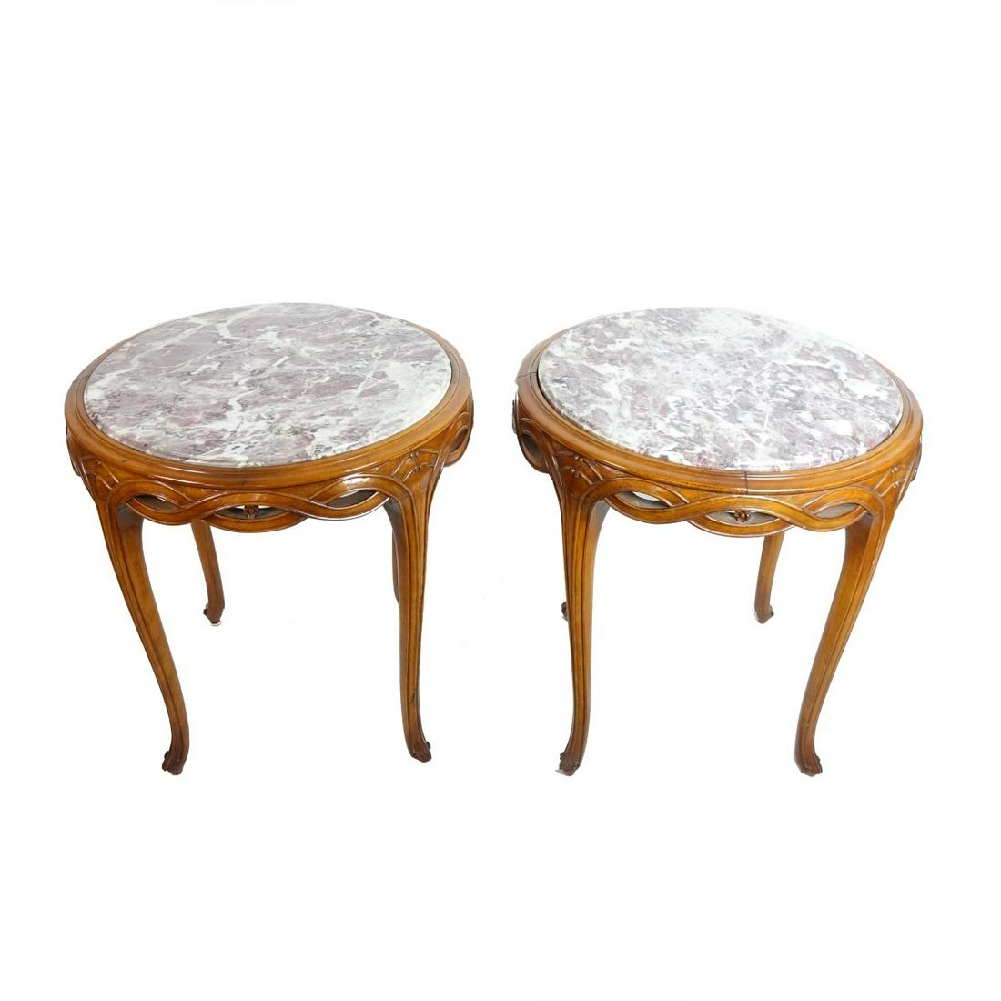 Pair of 20th C. Side Tables (1 of 3)