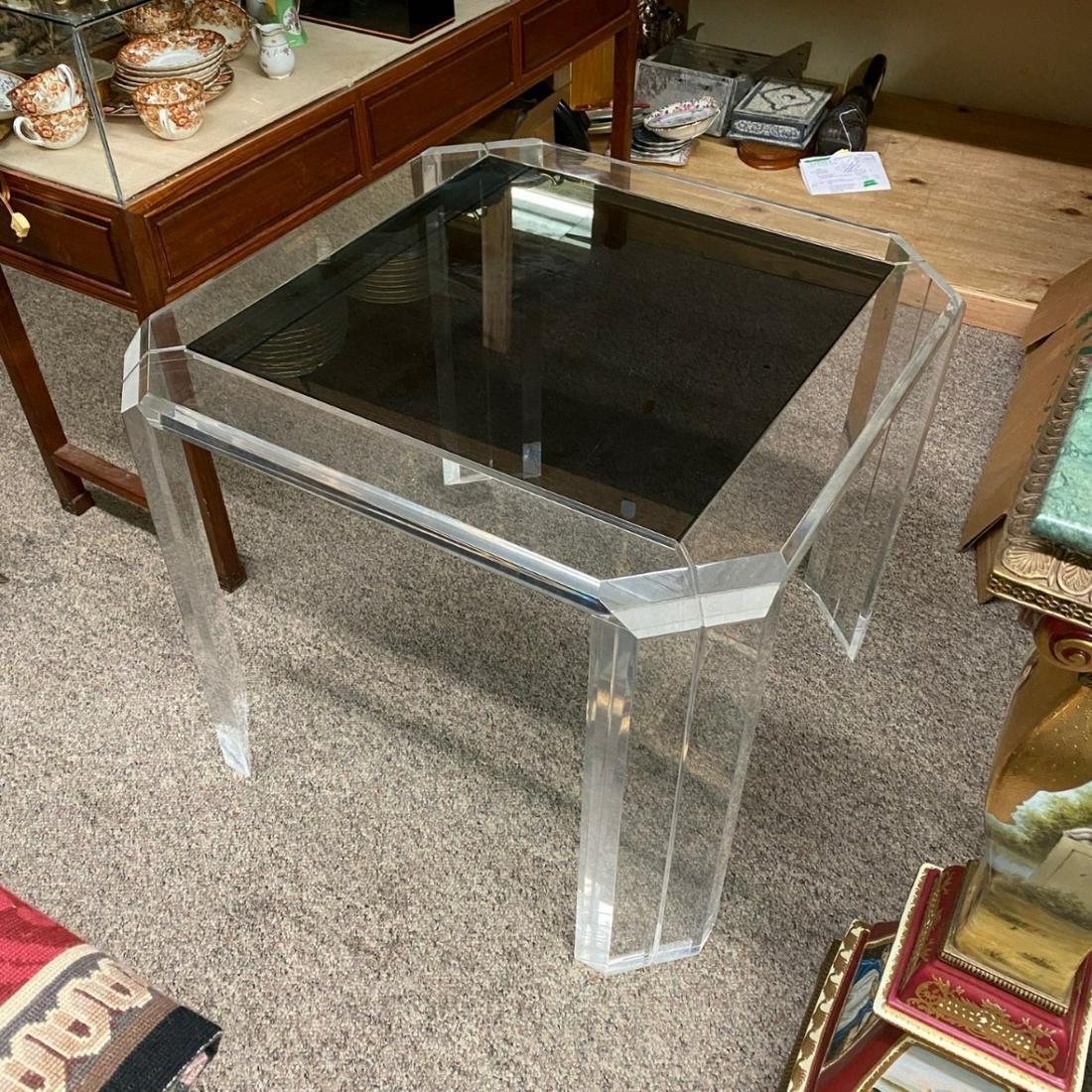 Mid Century Modern Lucite Table (1 of 3)