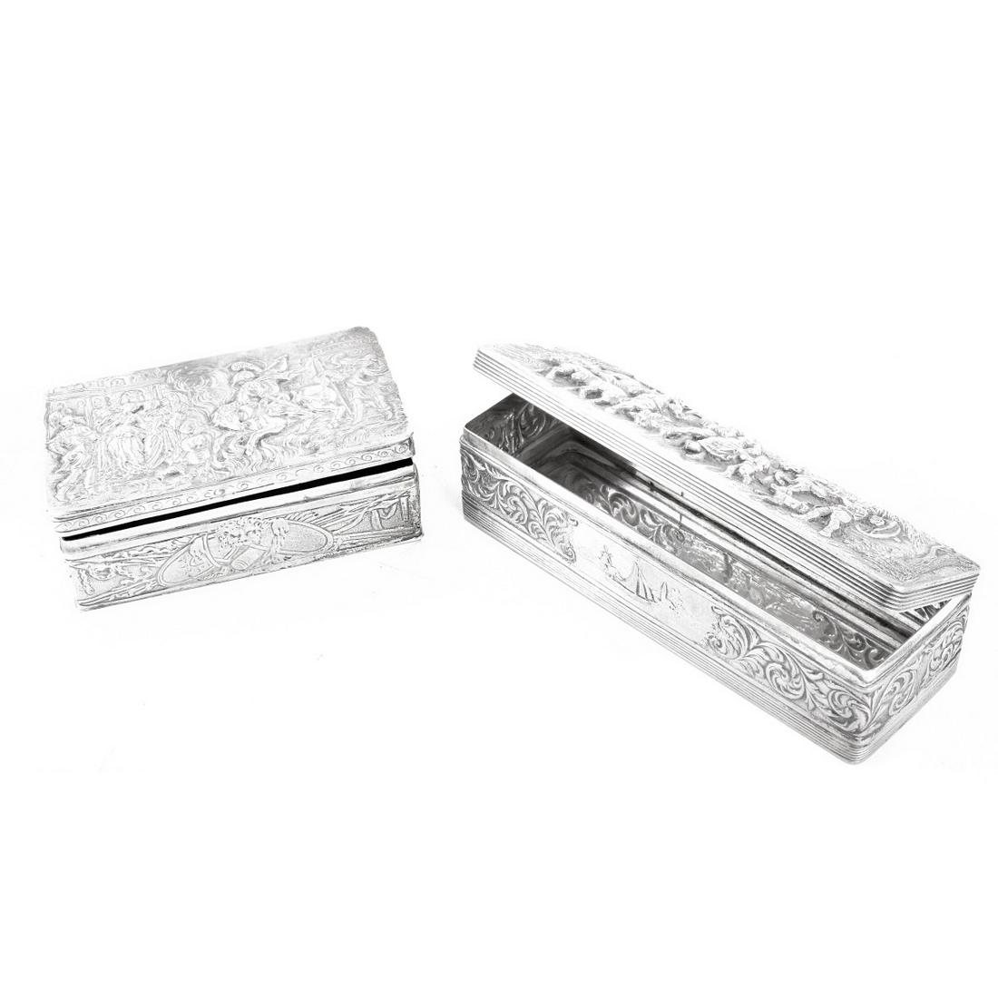 (2) Antique Dutch Silver Boxes (1 of 7)