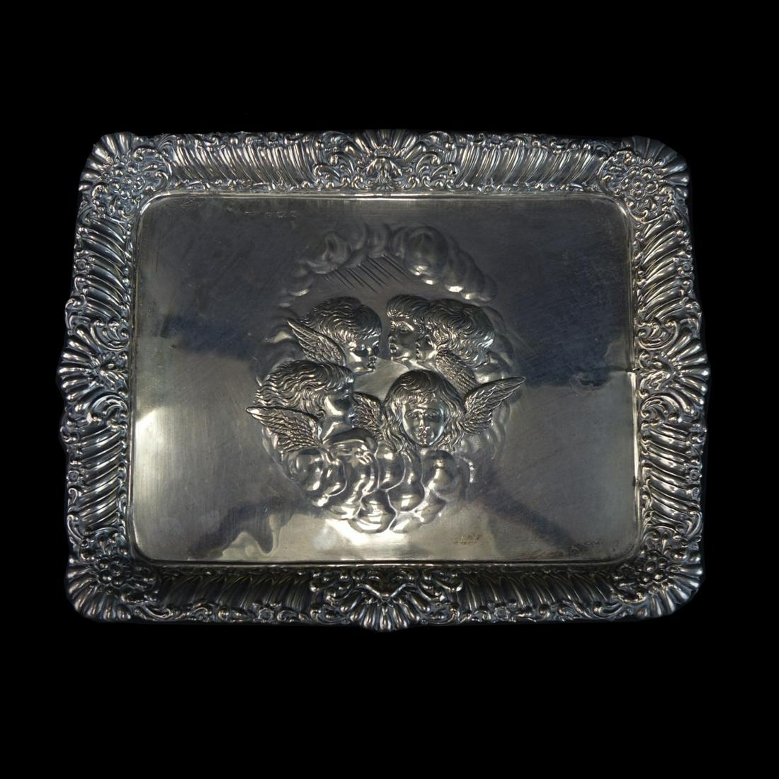 Johnson, Durban & Co Ltd Silver Tray (1 of 4)