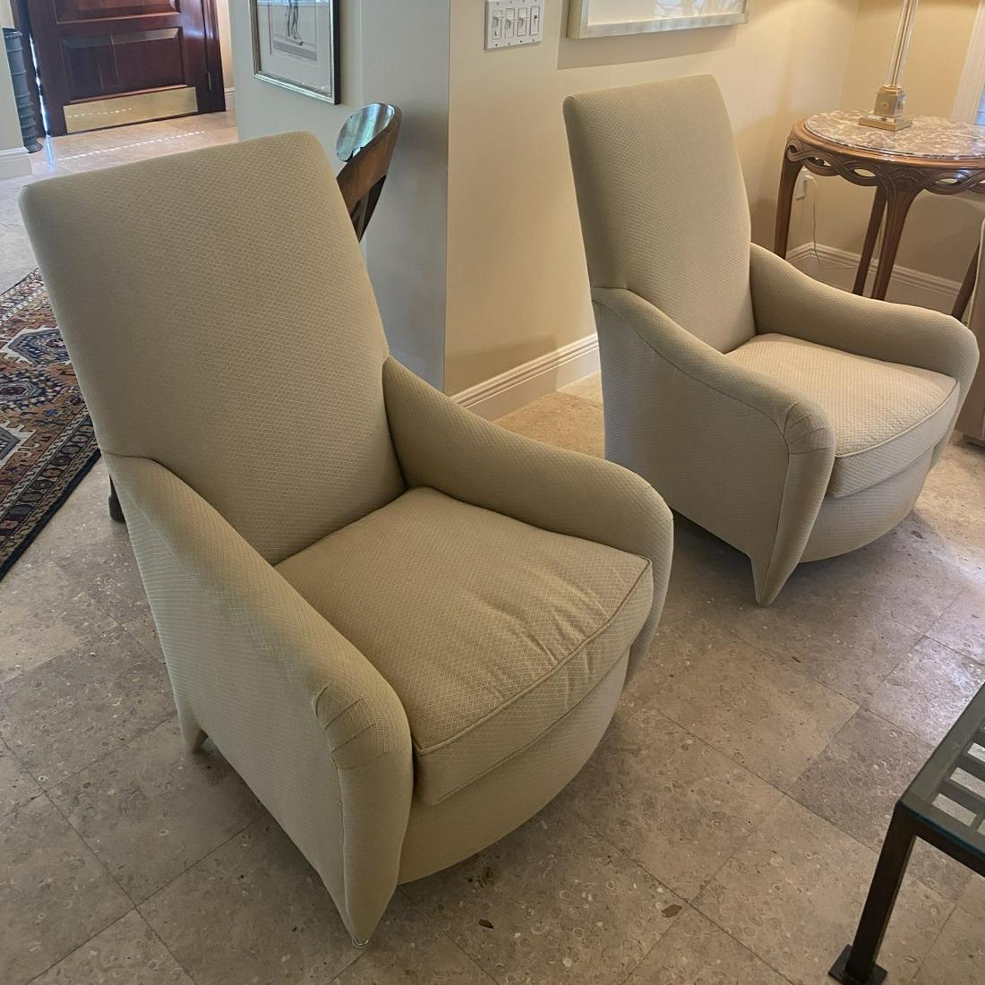 Pair of Donghia Lounge Chairs (1 of 3)