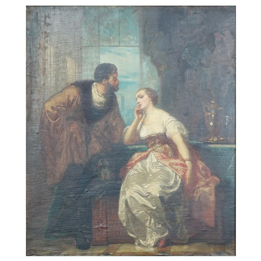 19th C. Continental School O/C (1 of 3)