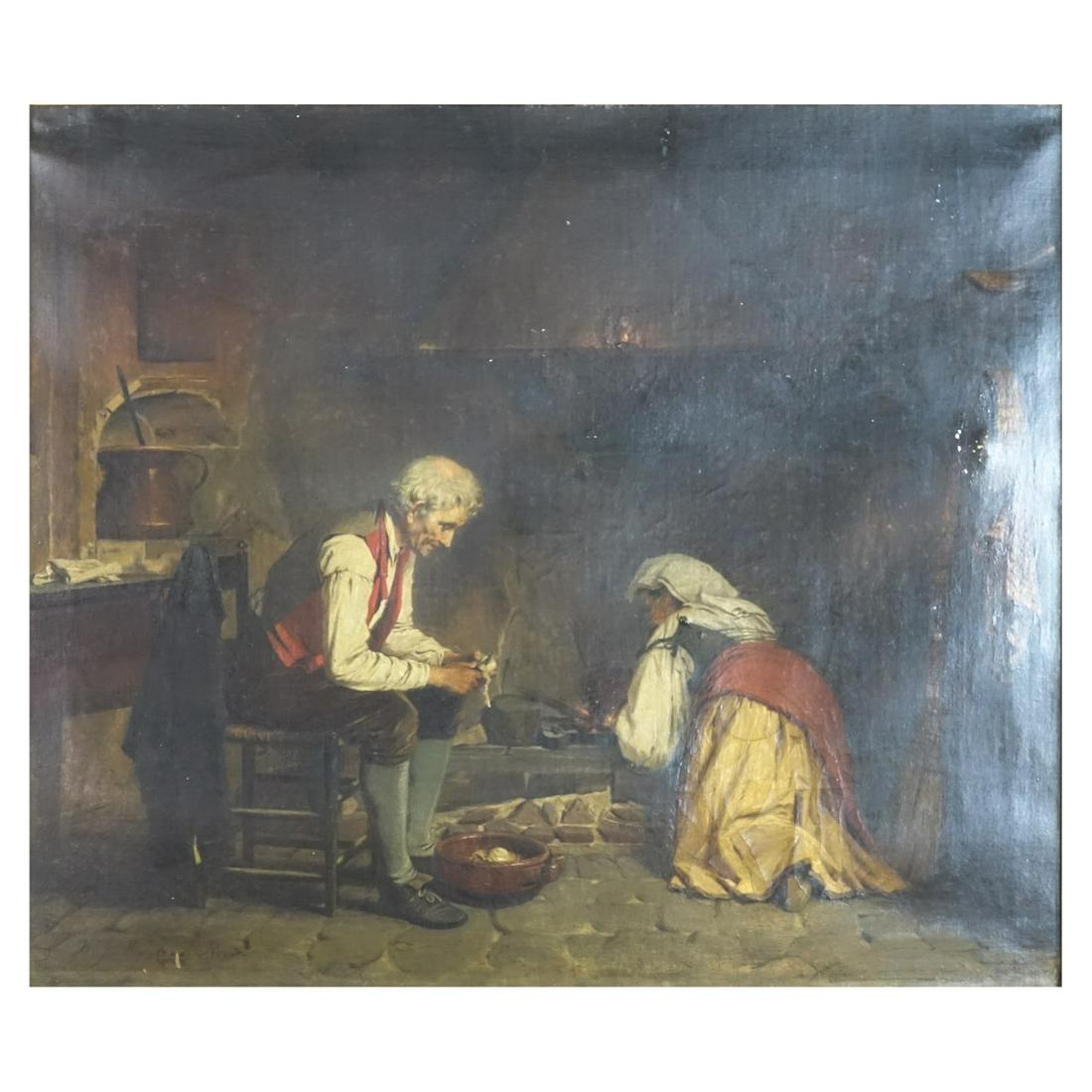 19th C. German School O/C (1 of 4)