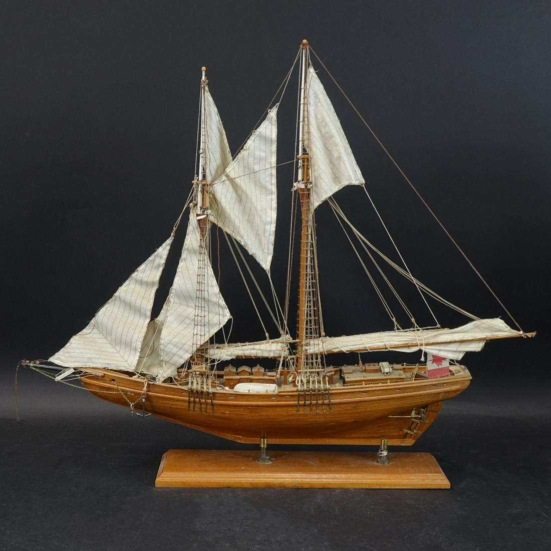 Vintage Canadian Model Sailboat (1 of 3)