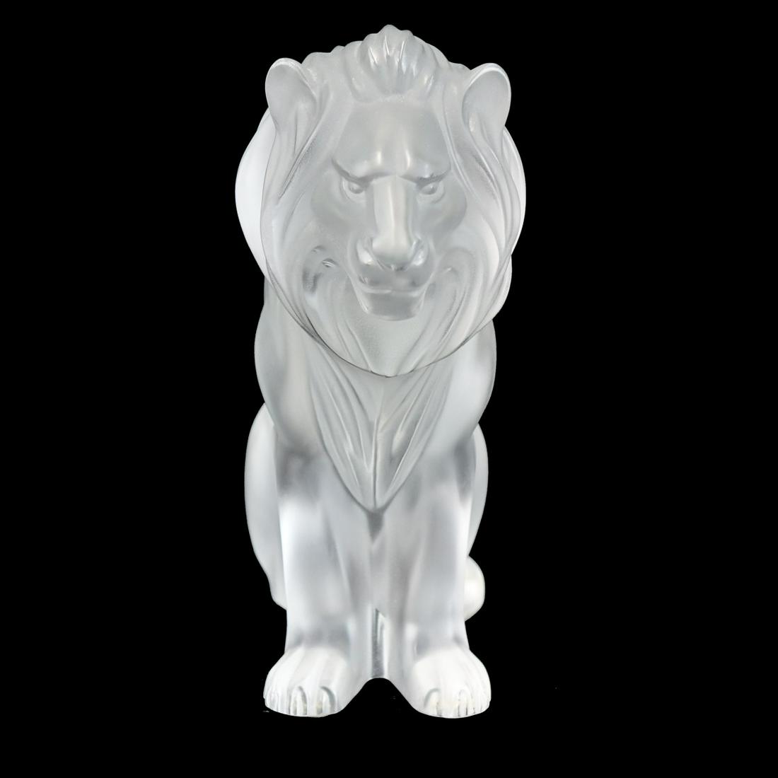 Lalique Bamara Lion Figurine (1 of 4)