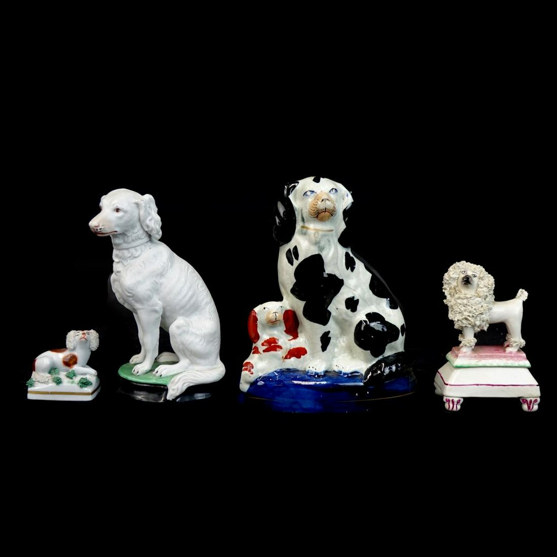 Four (4) Porcelain Dog Figurines (1 of 3)