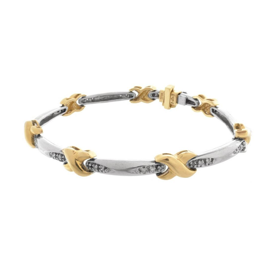 Diamond and 14K Bracelet (1 of 5)