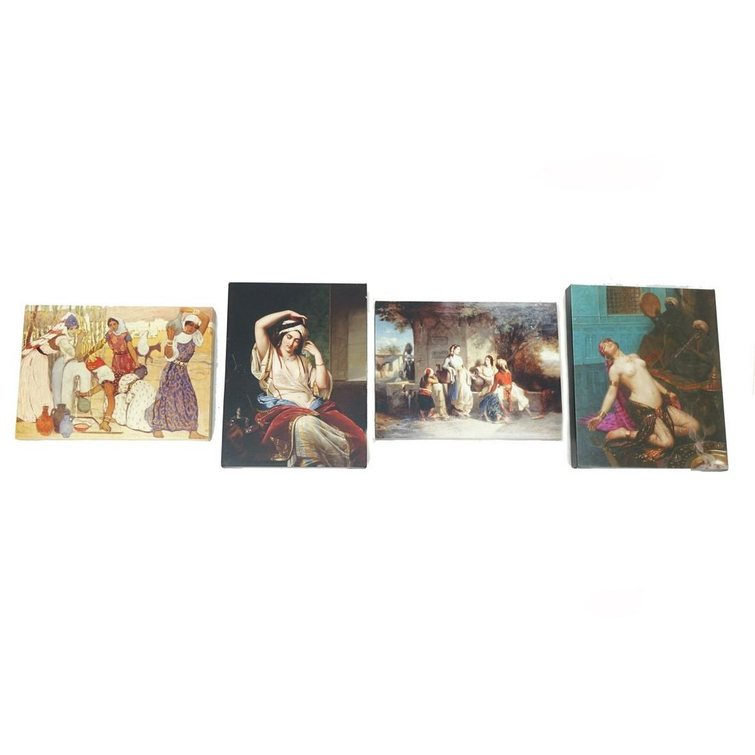 Four (4) Orientalist Photo-reproduction Prints (1 of 7)
