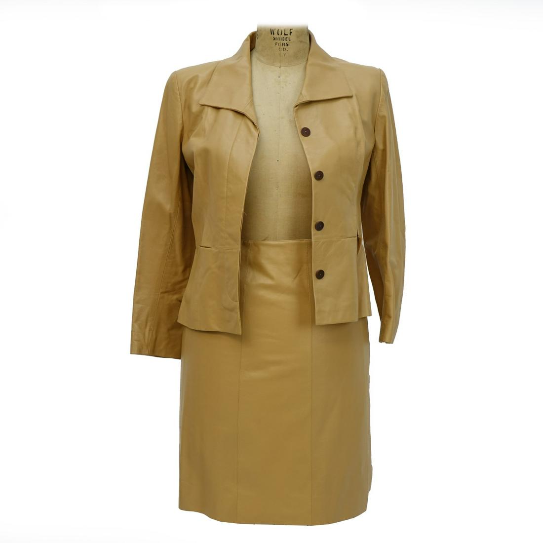 Chanel Leather Suit (1 of 3)